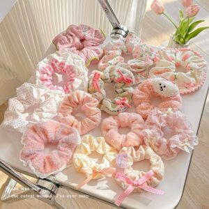 Summer Super Fairy Sweet Lace Large Intestine Hair Ring - Main product view