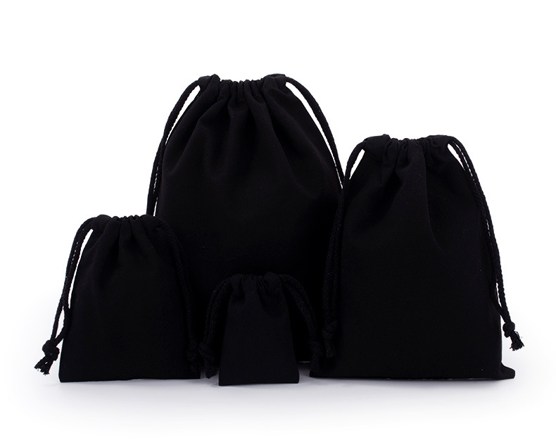 Cotton drawstring storage bag in a selected color and size - Product view 19