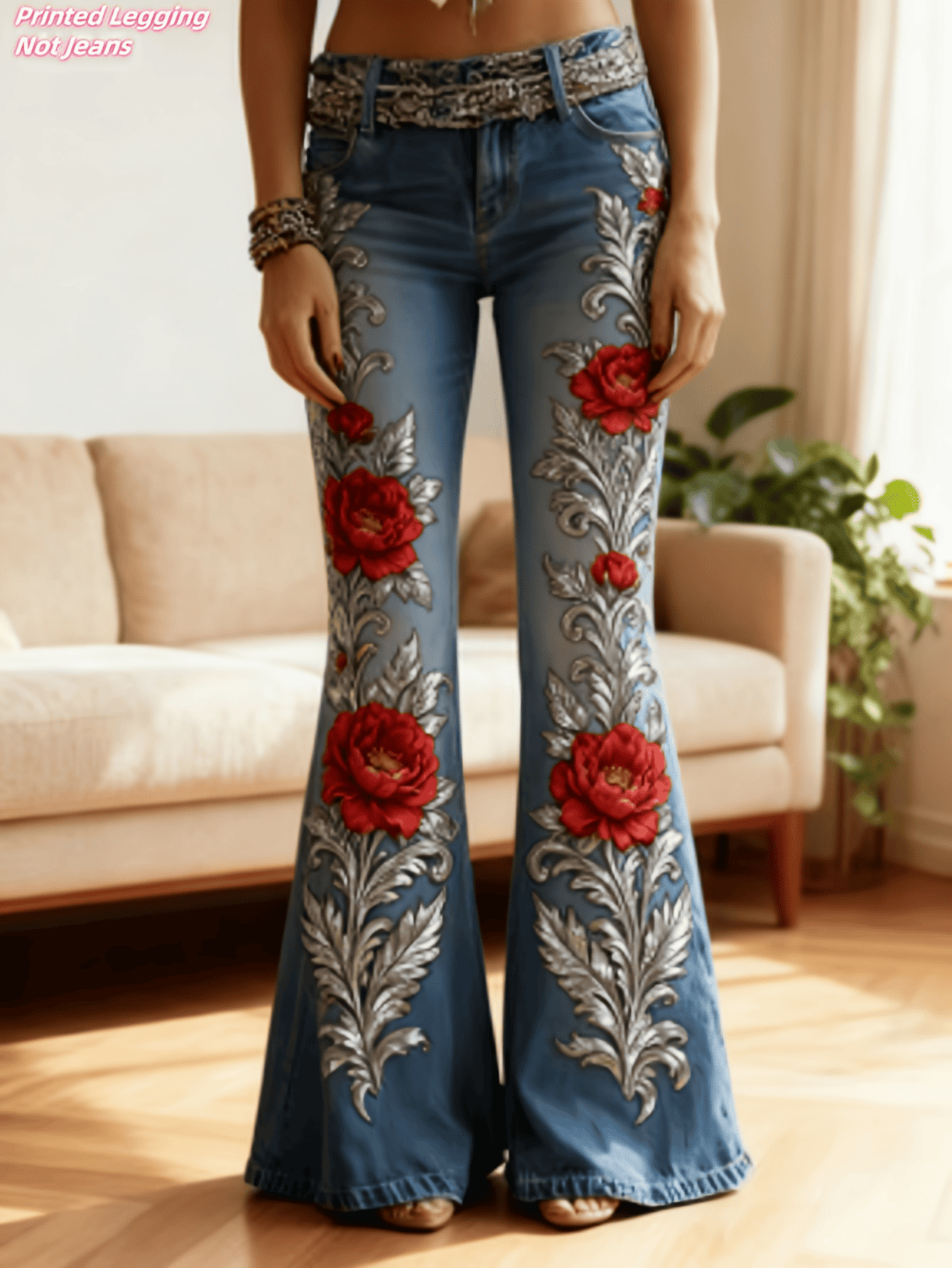 Women's casual jeans in a selected style - Product view 2