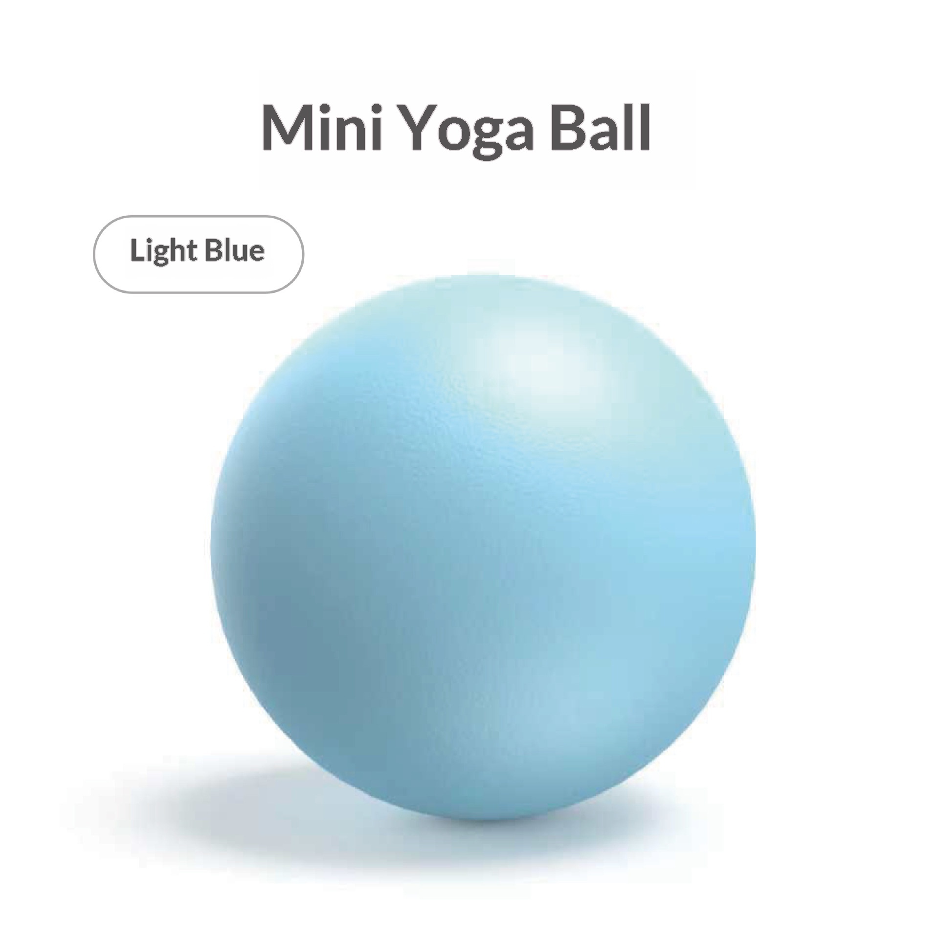 25 cm PVC mini balance ball in a light color - Product view 10