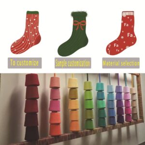 White unisex cotton color-block mid-calf socks - Main product view