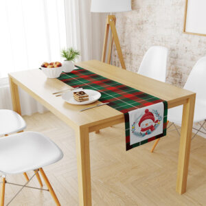 Snowman printed polyester table mat for festive table decor - Main product view