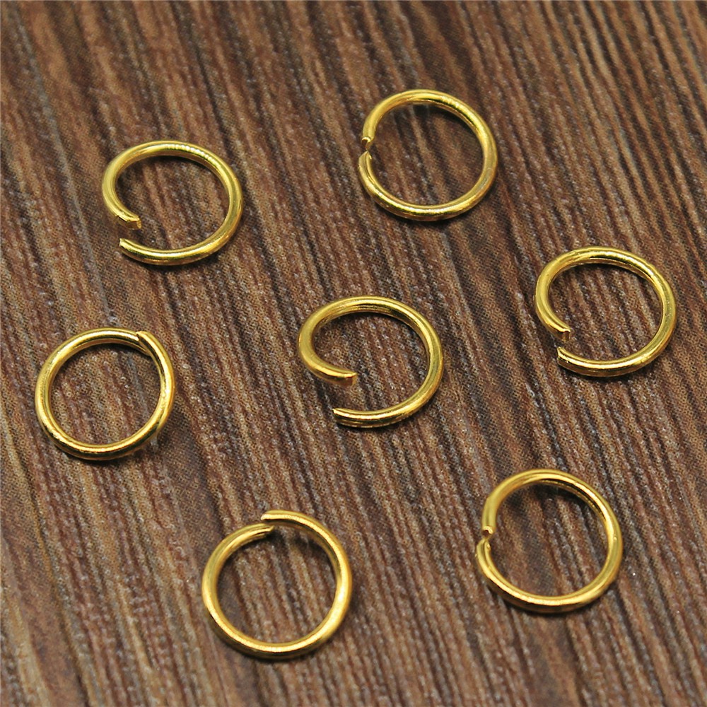DIY jewelry-making iron ring and pendant accessories in assorted finishes - Product view 11