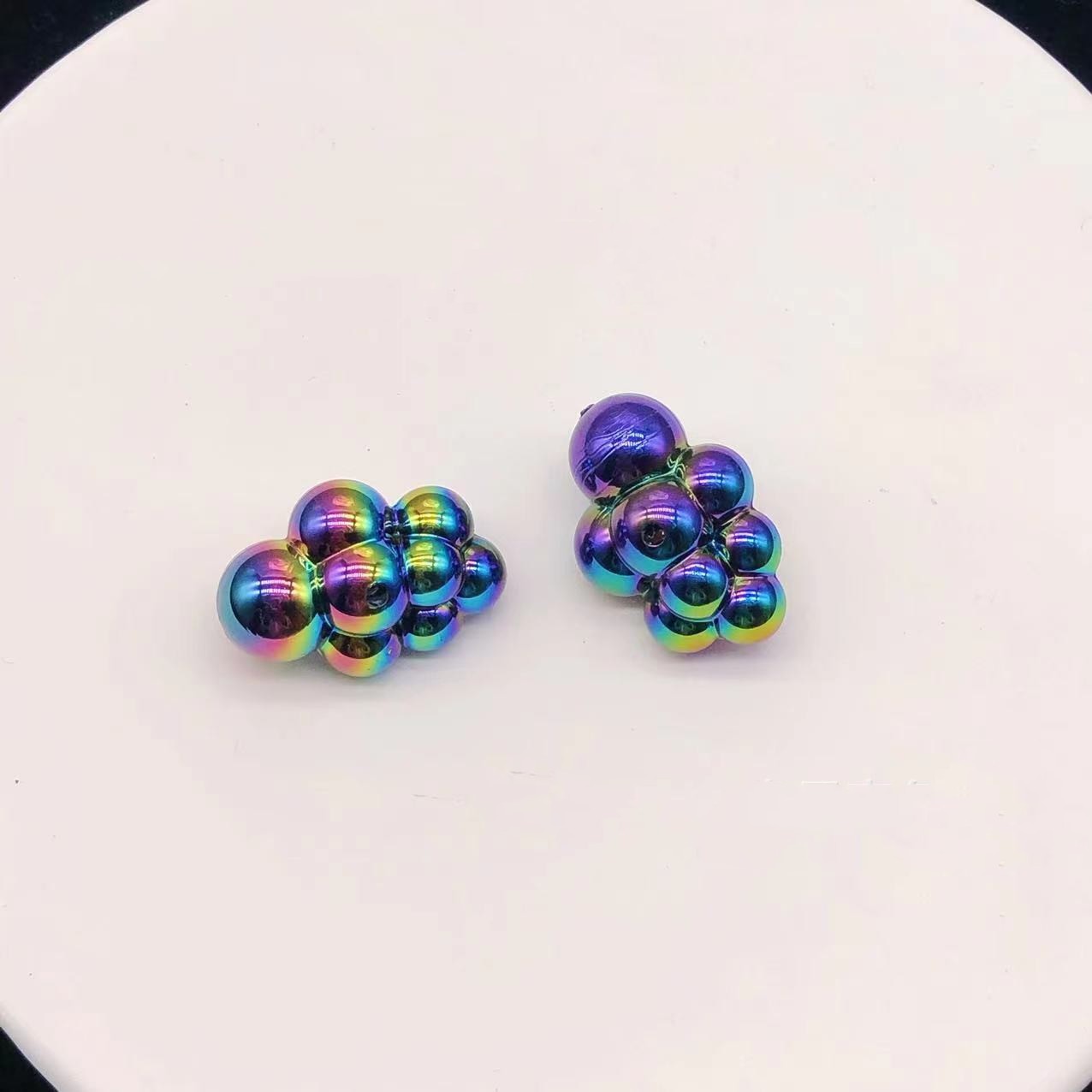 Colorful shell cloud beaded acrylic accessory - Product view 3