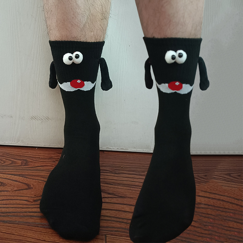 Halloween animal-pattern hand socks with magnetic suction handle - Product view 11