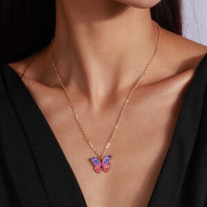 Women’s Fashion All-match Butterfly Pendant Necklace - Main product view