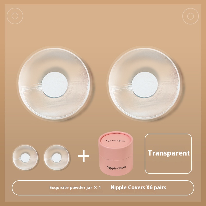 Pair of thin round silicone breast covers - Product view 3