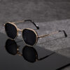 Men’s steampunk double-beam sunglasses with alloy frame - Main product view