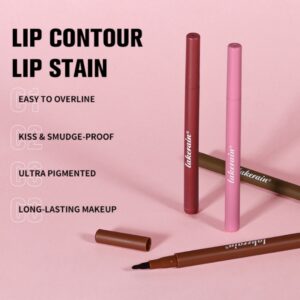 Moisturizing wooden lip liner pencil in seven shades - Main product view
