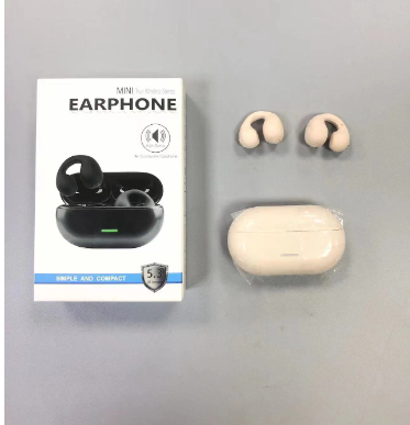 Black wireless Bluetooth ear clip headset - Product view 15
