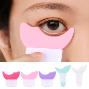 Silicone eye makeup auxiliary baffle for eyeliner and lash application - Main product view