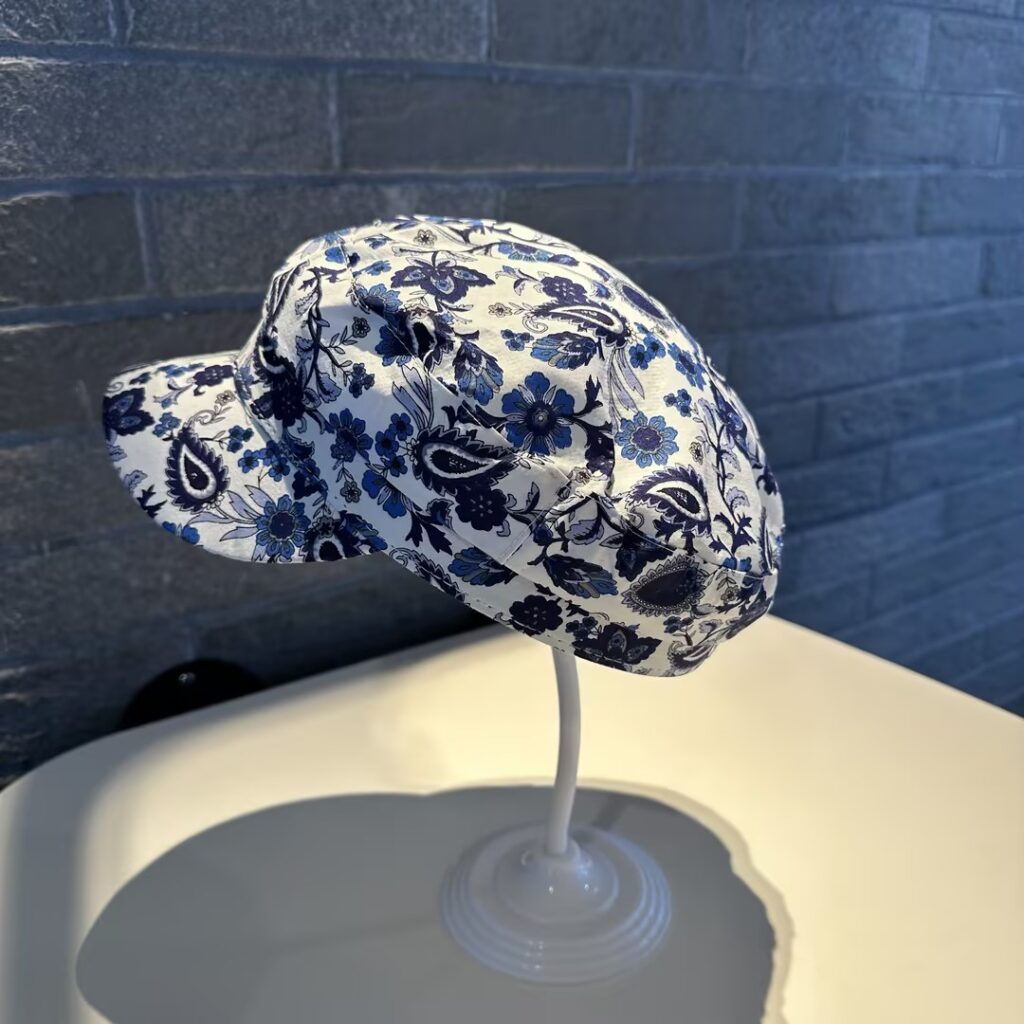 Printed Polyester Cap, Korean-Style Outdoor Fashion Hat