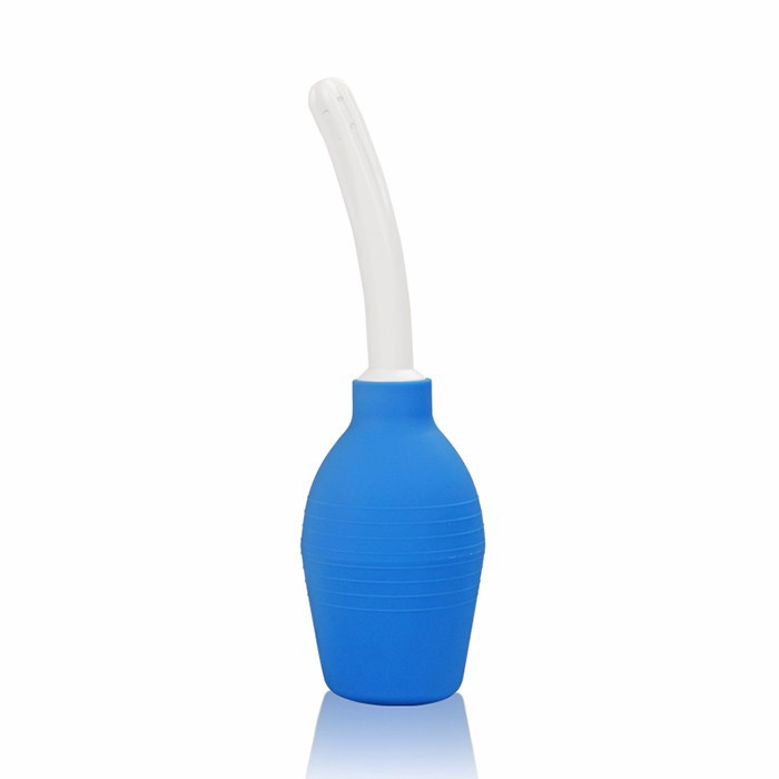 310ml vaginal douche and enema bulb cleaner kit in black or blue - Blue