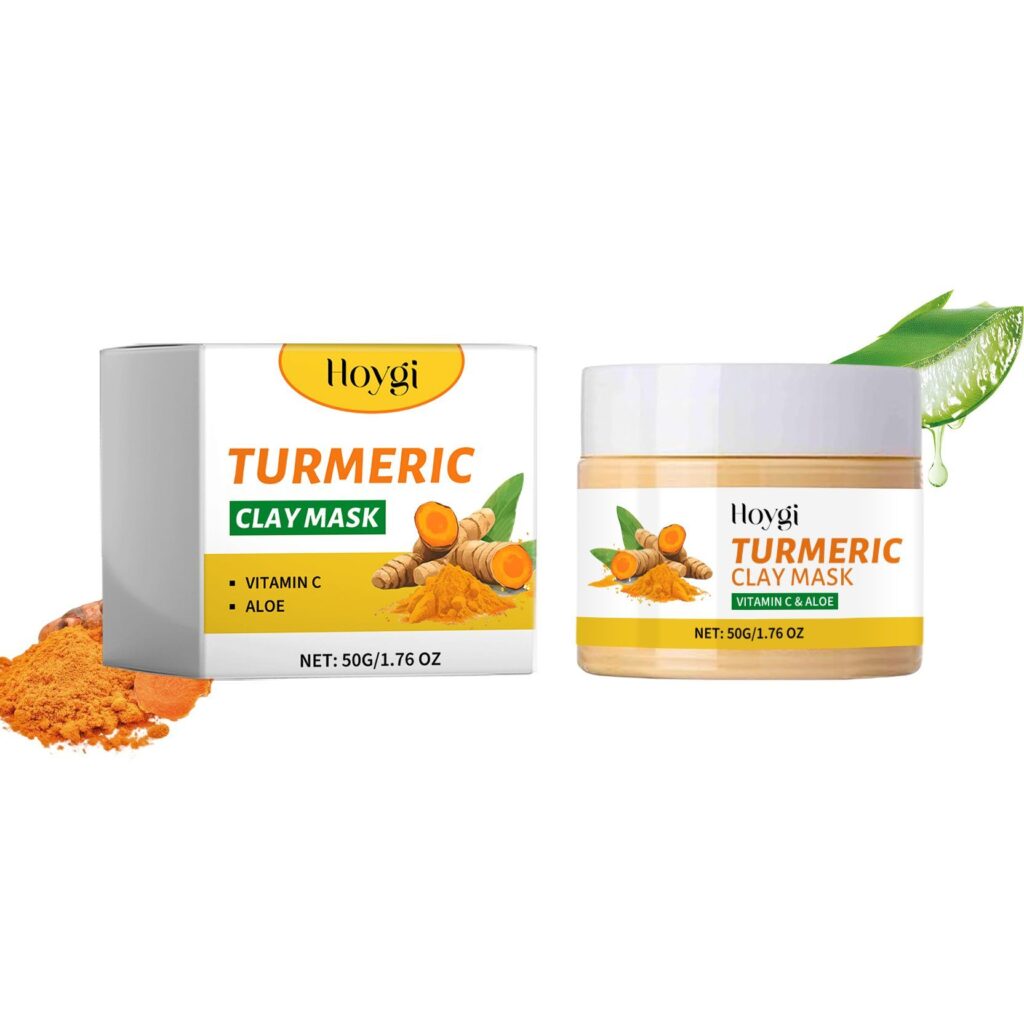 HOYGI Turmeric Clay Mask, 50 g Rinse-Off Facial Care