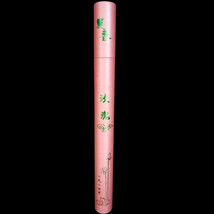 Sandalwood incense sticks in a round tube with multiple fragrance style options - 4Style
