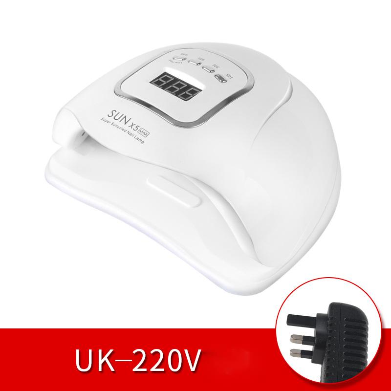 UV nail phototherapy lamp for gel polish and nail glue - White7-UK