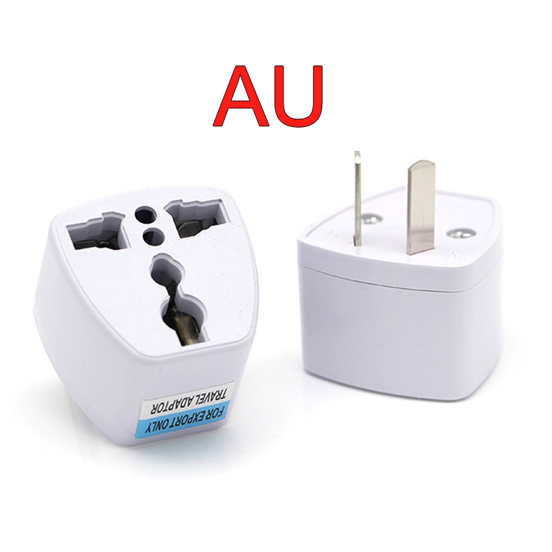 Universal travel plug adapter for American, British, European, Australian and South African plug standards - AU