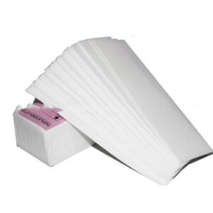 Depilatory wax paper strips, 20 x 7 cm, 100 sheets - Main product view
