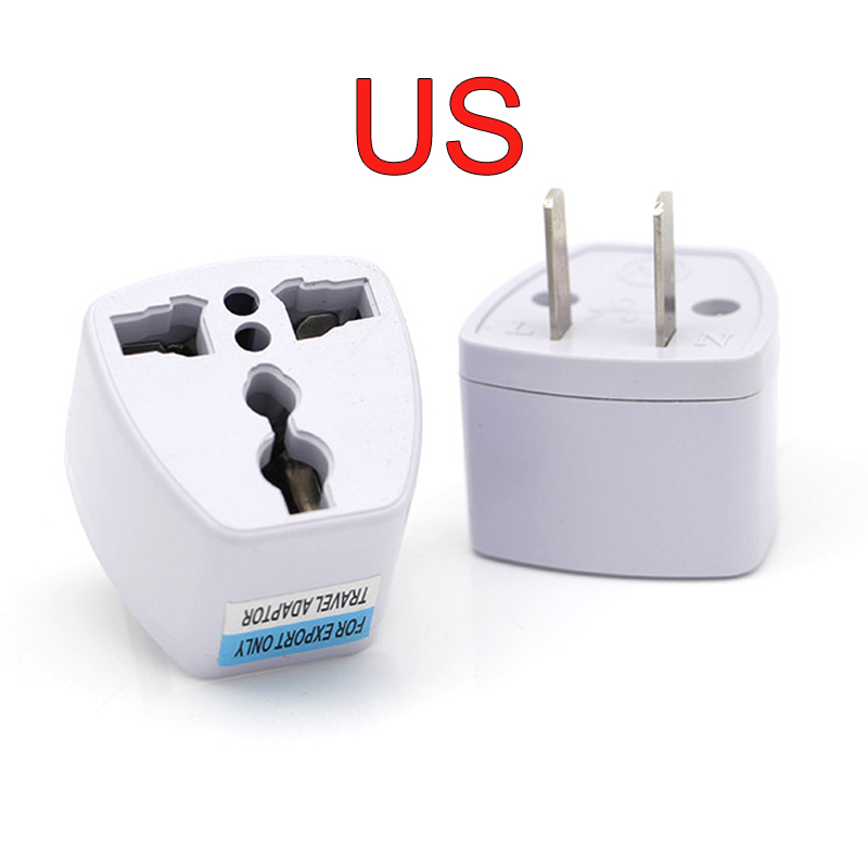 Universal travel plug adapter for American, British, European, Australian and South African plug standards - US