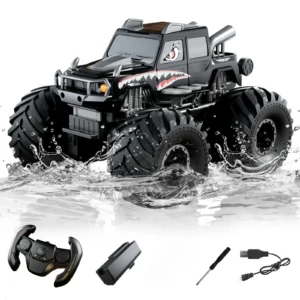 Amphibious 4x4 RC monster truck with remote control - Main product view