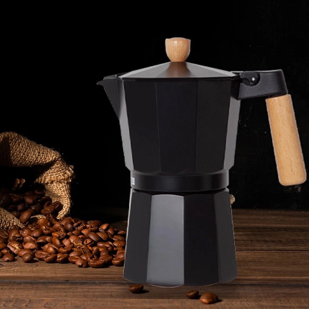 Italian-Style 4-Cup Stovetop Moka Pot Coffee Maker