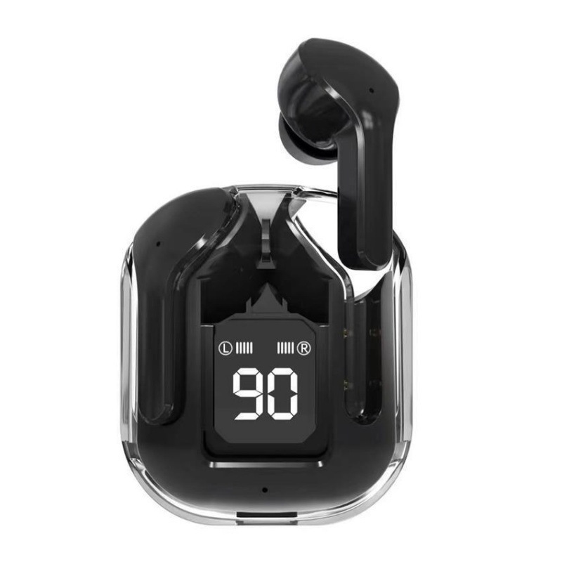 Bluetooth in-ear earphone with digital display - QX10 Black