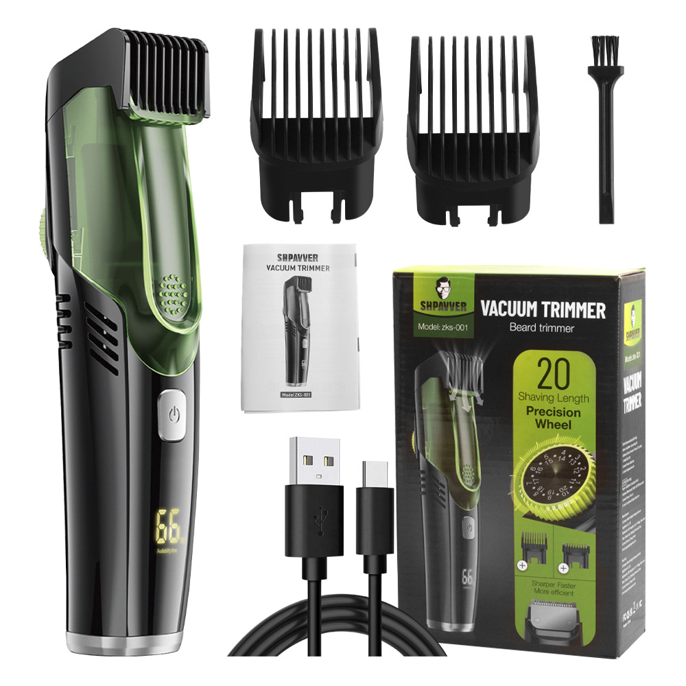 Rechargeable electric hair clipper with adjustable limit combs and USB charging cable - WL001 Electric Hair Clipper