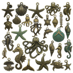 Antique-style marine alloy DIY jewelry charm accessory - Main product view