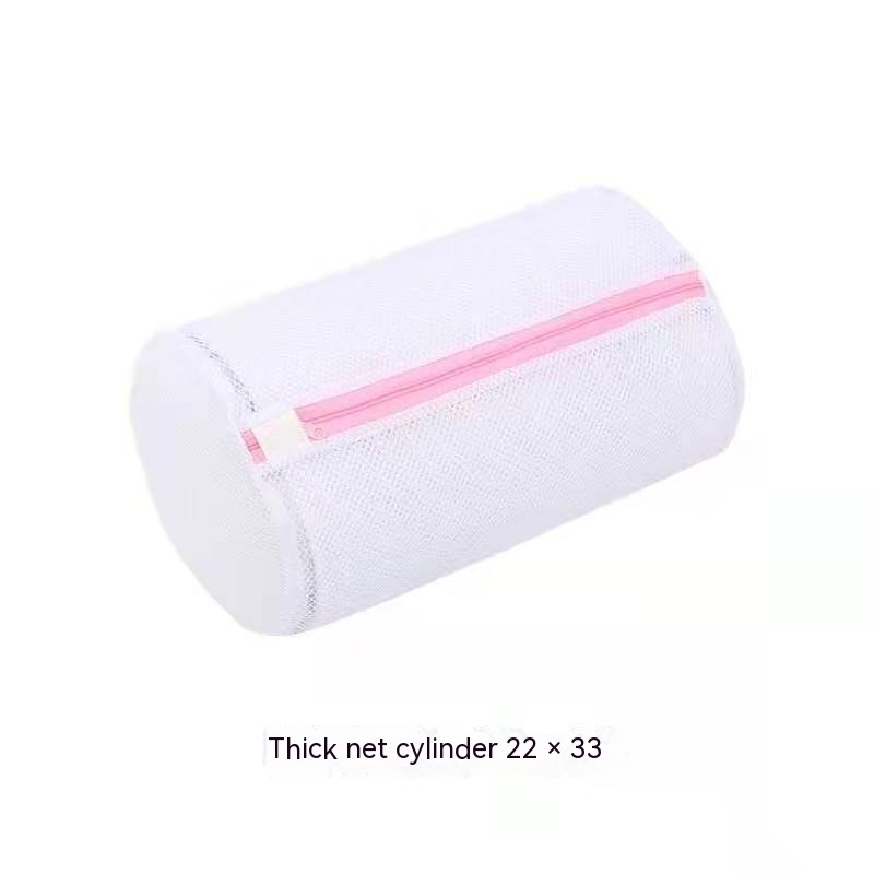 White nylon mesh laundry bags for delicates, underwear and shapewear - 22x33cm