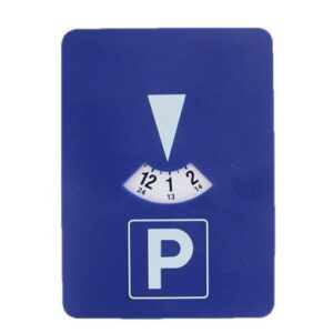 Electronic plastic stop sign timer parking sign measuring 15 x 11 cm - Main product view
